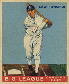 Lew Fonseca 1933 Goudey (R319) #43 Sports Card
