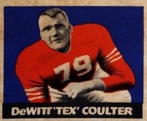 DeWitt "Tex" Coulter 1949 Leaf #31 Sports Card