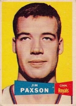 Jim Paxson 1957 Topps #73 Sports Card