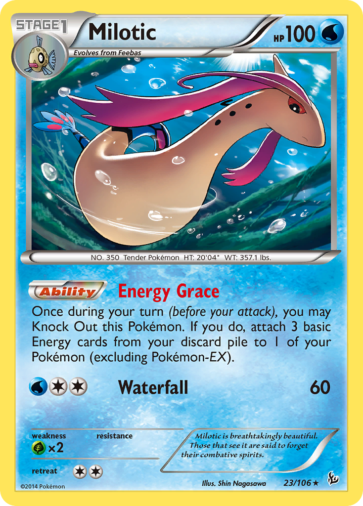 Milotic (23/106) - Flashfire Pokémon Card