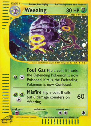 Weezing (32/165) - Expedition Base Set