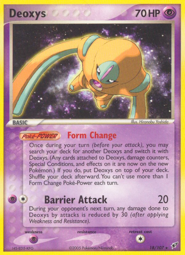 Deoxys (18/107) - Deoxys Pokémon Card