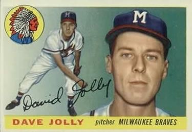 Dave Jolly 1955 Topps #35 Sports Card