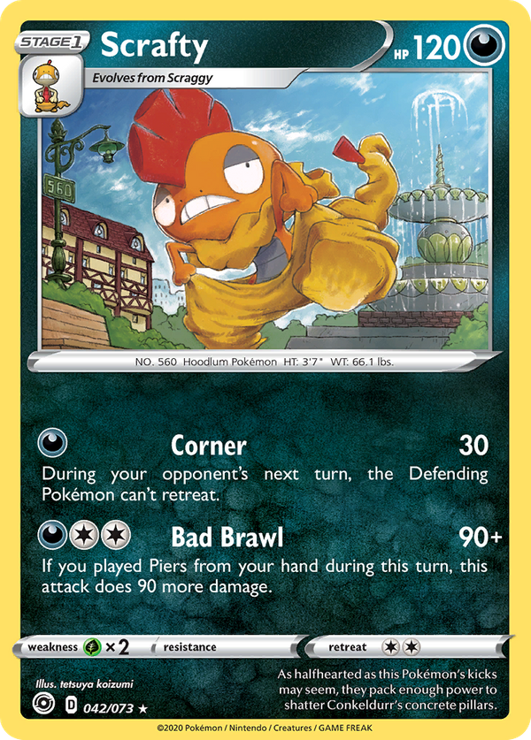 Scrafty (42/73) - Champion's Path