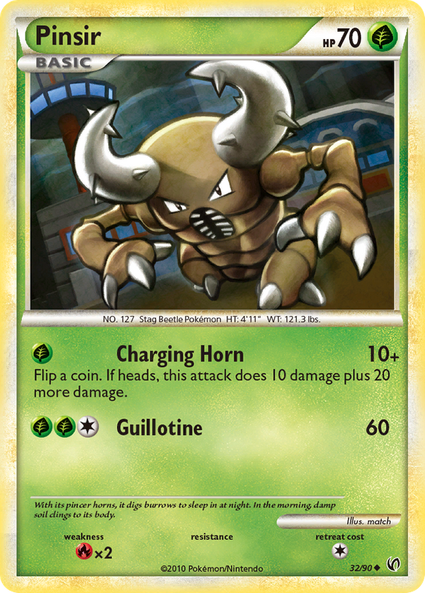 Pinsir (32/90) HS—Undaunted Value GoCollect (pinsir3290hs