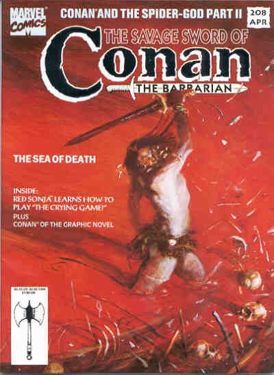 The Savage Sword of Conan #208 Comic