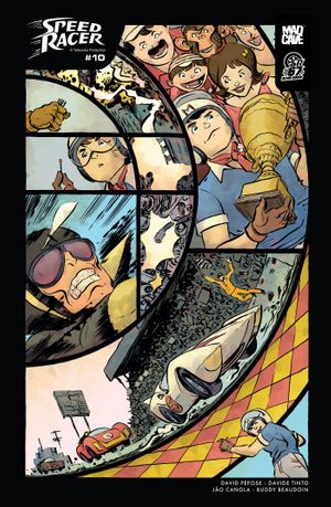 Speed Racer #10 (Cvr B Jesse Lonergan Connecting Retro Variant)