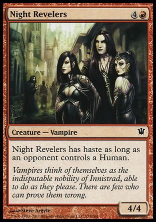 Night Revelers (Innistrad) Trading Card