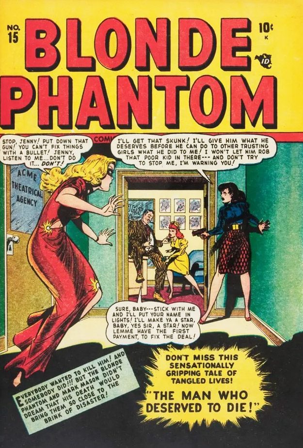Blonde Phantom Comics #15 Comic