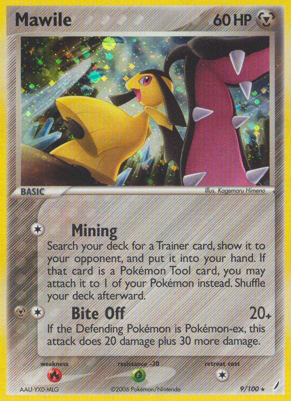 Mawile (9/100) - Crystal Guardians Pokémon Card