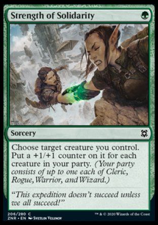 Strength of Solidarity (Zendikar Rising) Trading Card