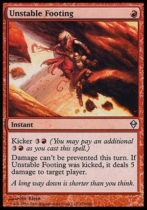Unstable Footing (Zendikar)