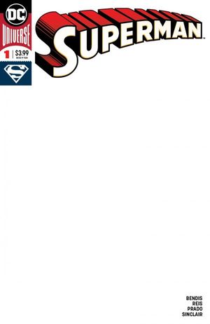 Superman #1 (Blank Variant Cover)