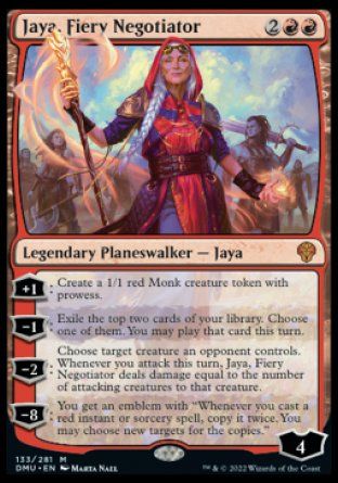 Jaya, Fiery Negotiator (Dominaria United) Trading Card