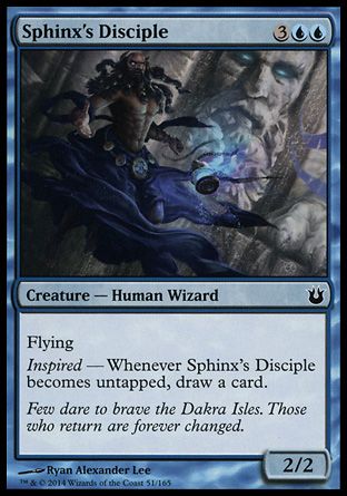 Sphinx's Disciple (Born of the Gods) Trading Card