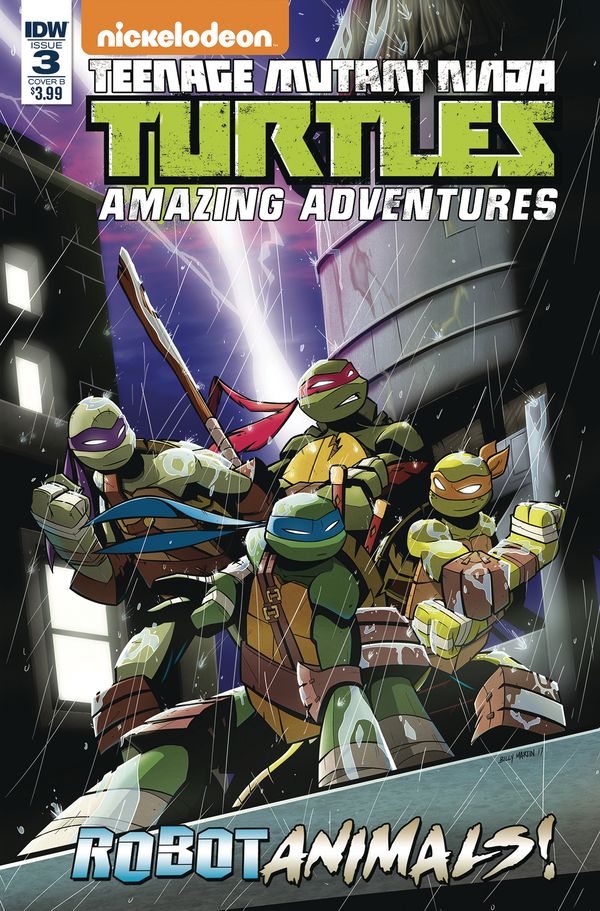 Teenage Mutant Ninja Turtles: Amazing Adventures - Robotanimals #3 (Cover B Martin)