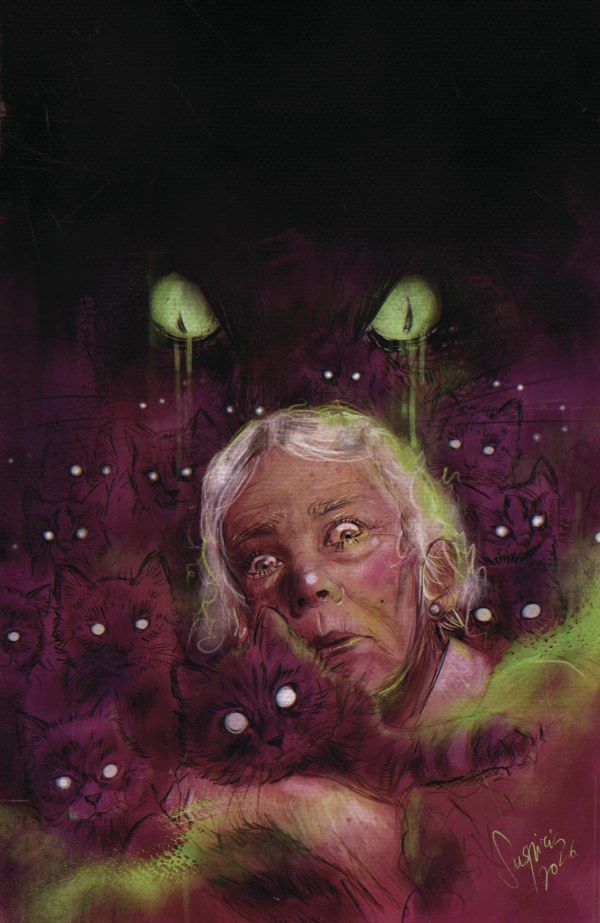 Stuff of Nightmares: The Cat in the Coffin #1 (Cover F 1:10 Suspiria Vilchez Virgin Variant) Comic