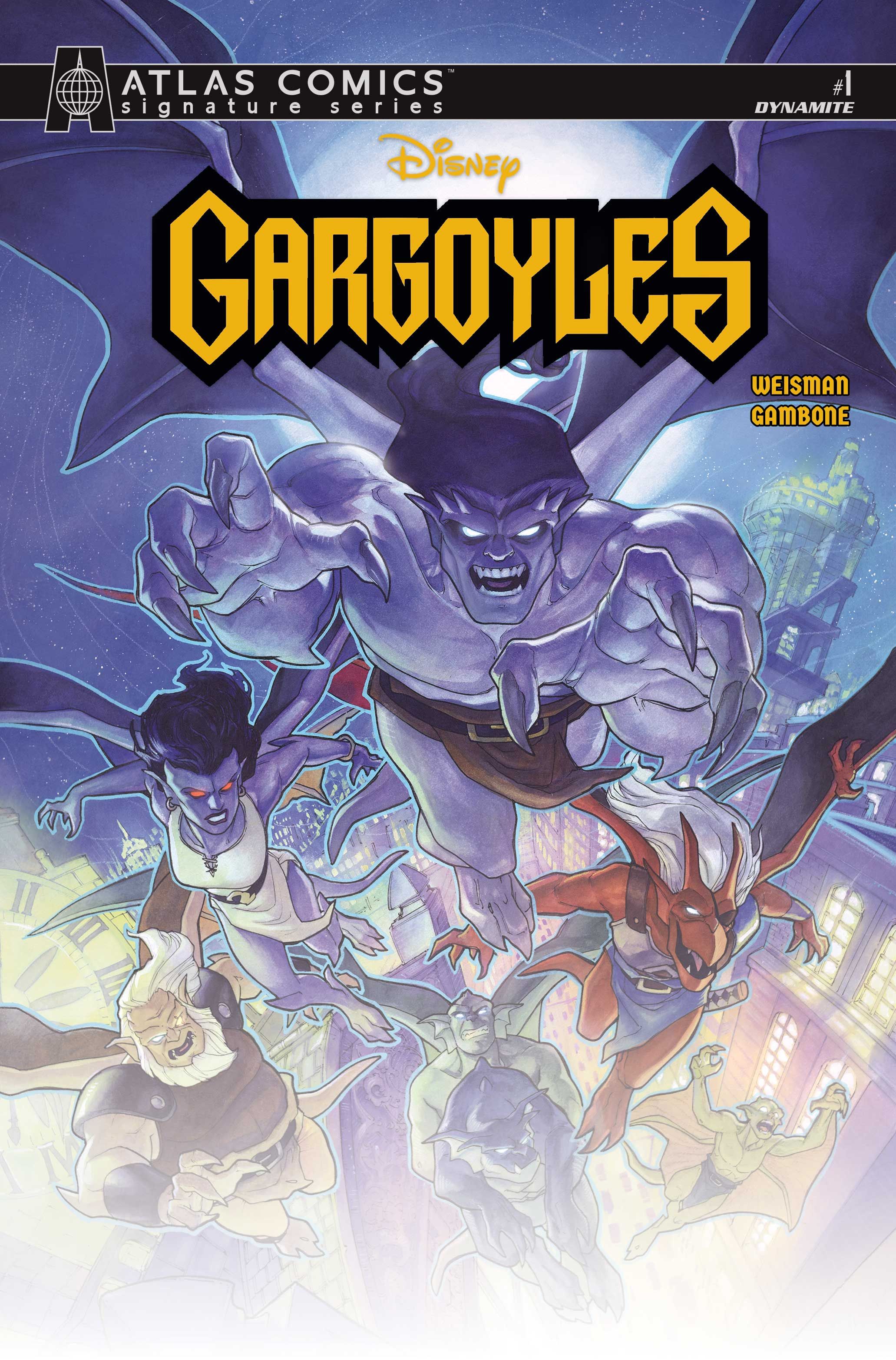 Gargoyles #1 (Cvr G Meghan Hetrick Atlas Edition Signed By Greg Weisman Variant) Comic