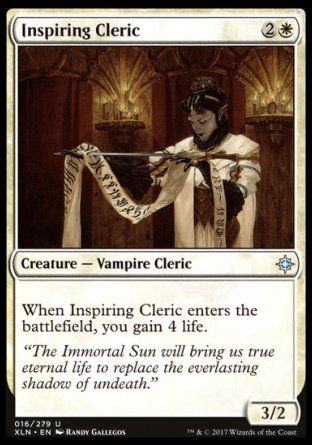 Inspiring Cleric (Ixalan) Trading Card