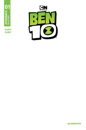 Ben 10 #1 (Cvr F Blank Authentix Variant)