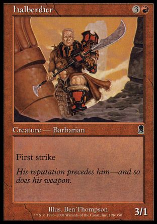 Halberdier (Odyssey) Trading Card