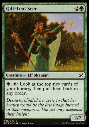 Gilt-Leaf Seer (Nissa vs. Ob Nixilis) Trading Card