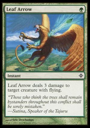 Leaf Arrow (Rise of the Eldrazi)