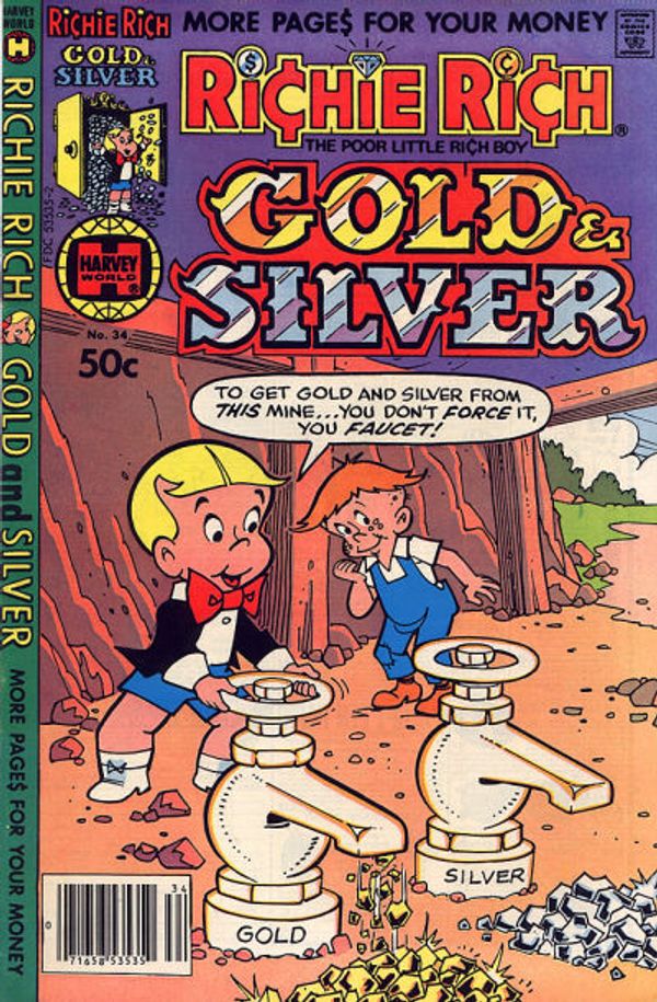 Richie Rich Gold and Silver #34