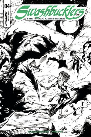 Swashbucklers Saga Continues #4 (Cover D 20 Copy Mutti B&w Cover)