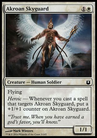 Akroan Skyguard (Born of the Gods) Trading Card