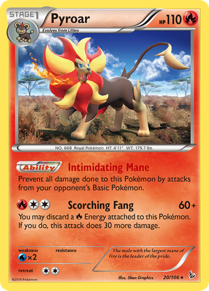 Pyroar (20/106) - Flashfire