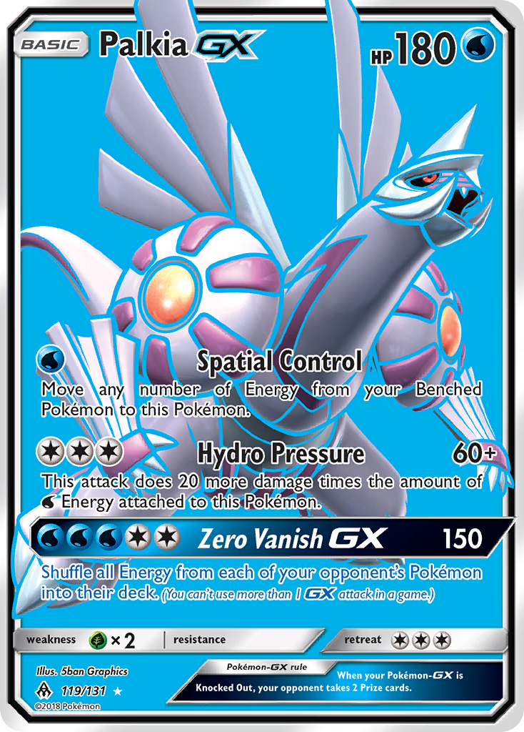 Palkia GX (119/131) - Forbidden Light Pokémon Card