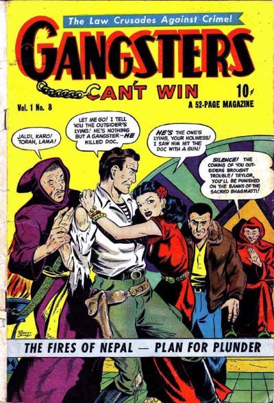 Gangsters Can't Win #8 Comic