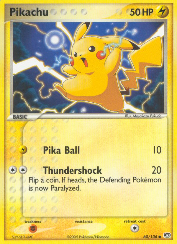 Pikachu (60/106) - Emerald Pokémon Card