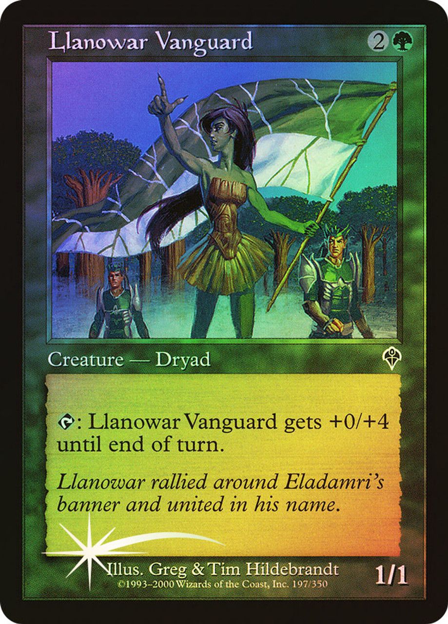 Llanowar Vanguard (Invasion - Foil) Trading Card