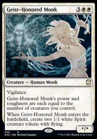 Geist-Honored Monk (Kaldheim Commander Decks) Trading Card