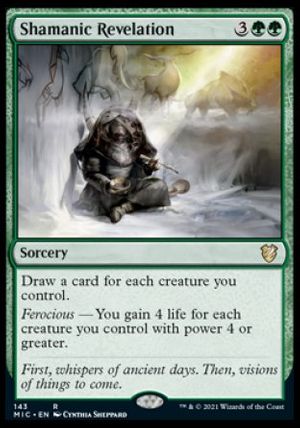 Shamanic Revelation (Innistrad Midnight Hunt Commander Decks)