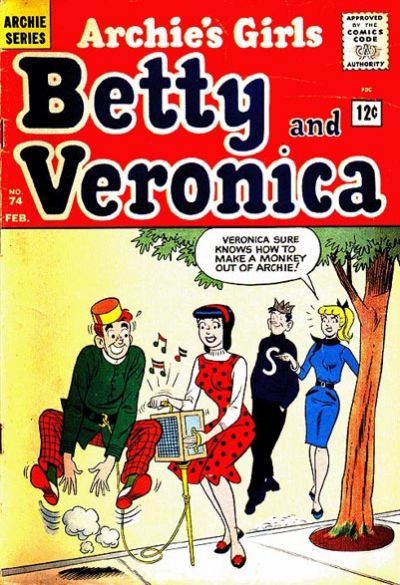 Archie's Girls Betty and Veronica #74 Comic