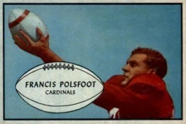 Francis Polsfoot 1953 Bowman #7 Sports Card