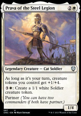 Prava of the Steel Legion (Phyrexia: All Will Be One Commander Decks) Trading Card