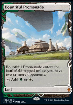 Bountiful Promenade (Zendikar Rising Expeditions) Trading Card