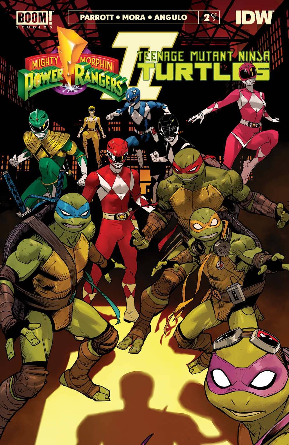 MIghty Morphin Power Rangers/TMNT II #2 Comic