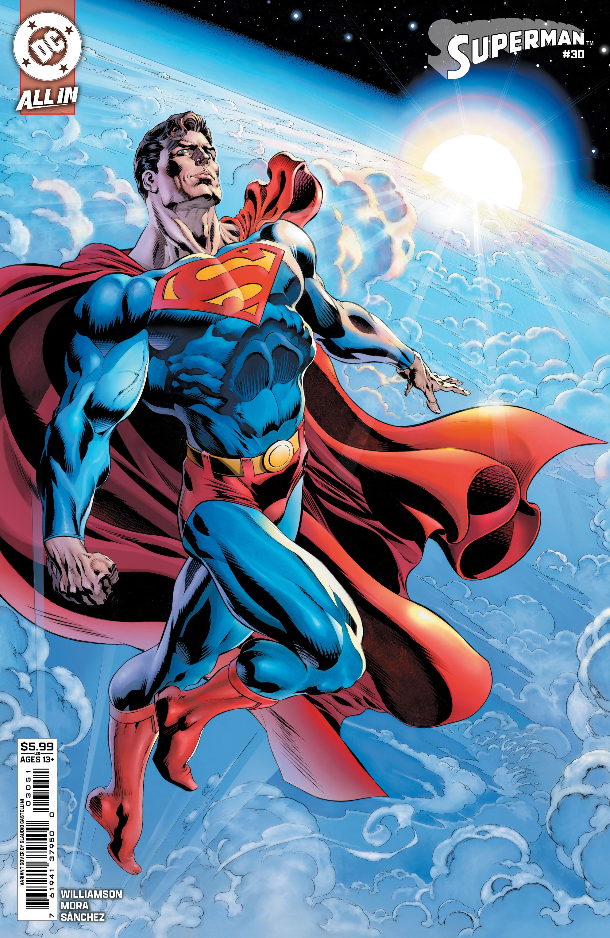 Superman #30 (Cvr D Claudio Castellini Card Stock Variant) Comic