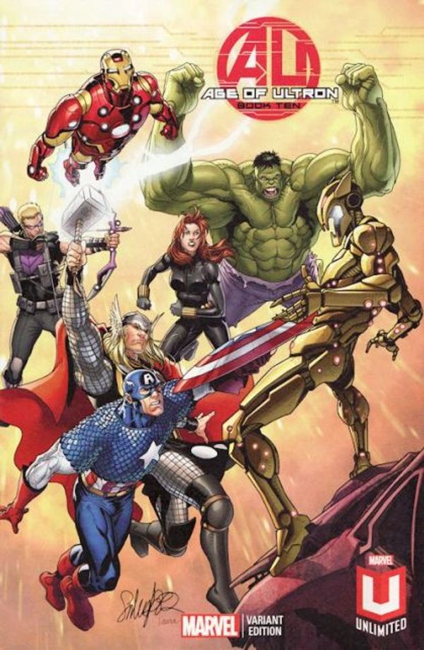 Age Of Ultron #10 (Salvador Larroca Marvel Unlimited Subscription Variant Cover)