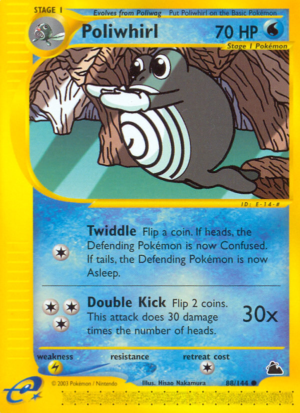 Poliwhirl (88/144) - Skyridge Pokémon Card