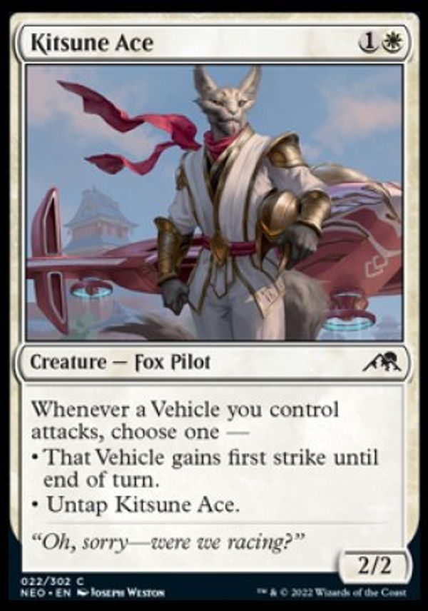 Kitsune Ace (Kamigawa Neon Dynasty) Value GoCollect (kitsuneace