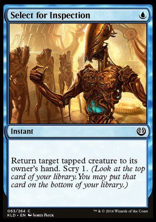 Select for Inspection (Kaladesh) Trading Card