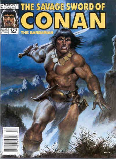 The Savage Sword of Conan #171 Comic