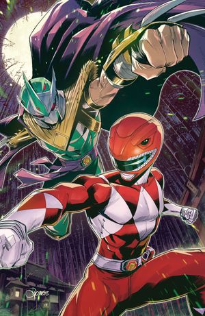 Mighty Morphin Power Rangers/ Teenage Mutant Ninja Turtles III #2 (D Variant Full Art Foil Zonno)
