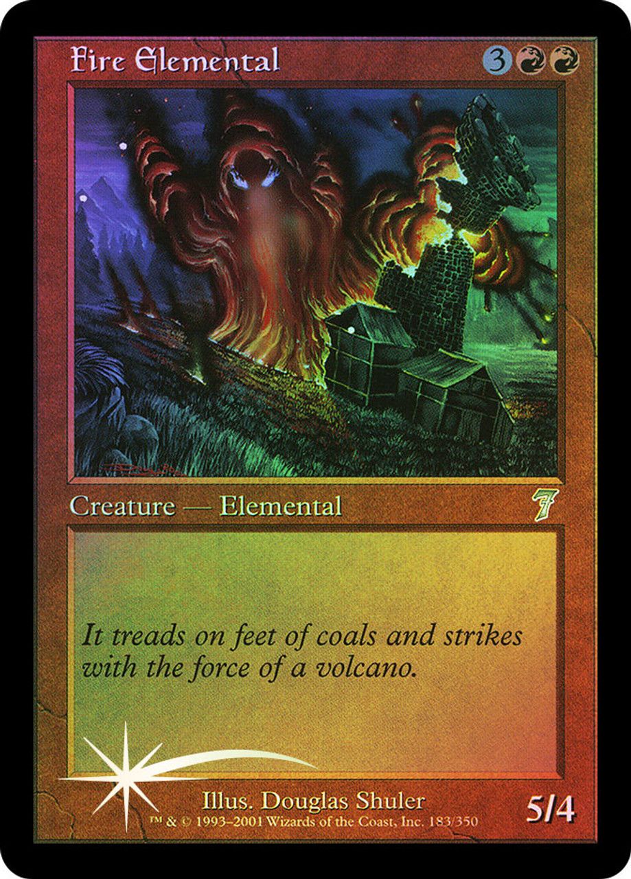 Fire Elemental (7th Edition - Foil) Trading Card